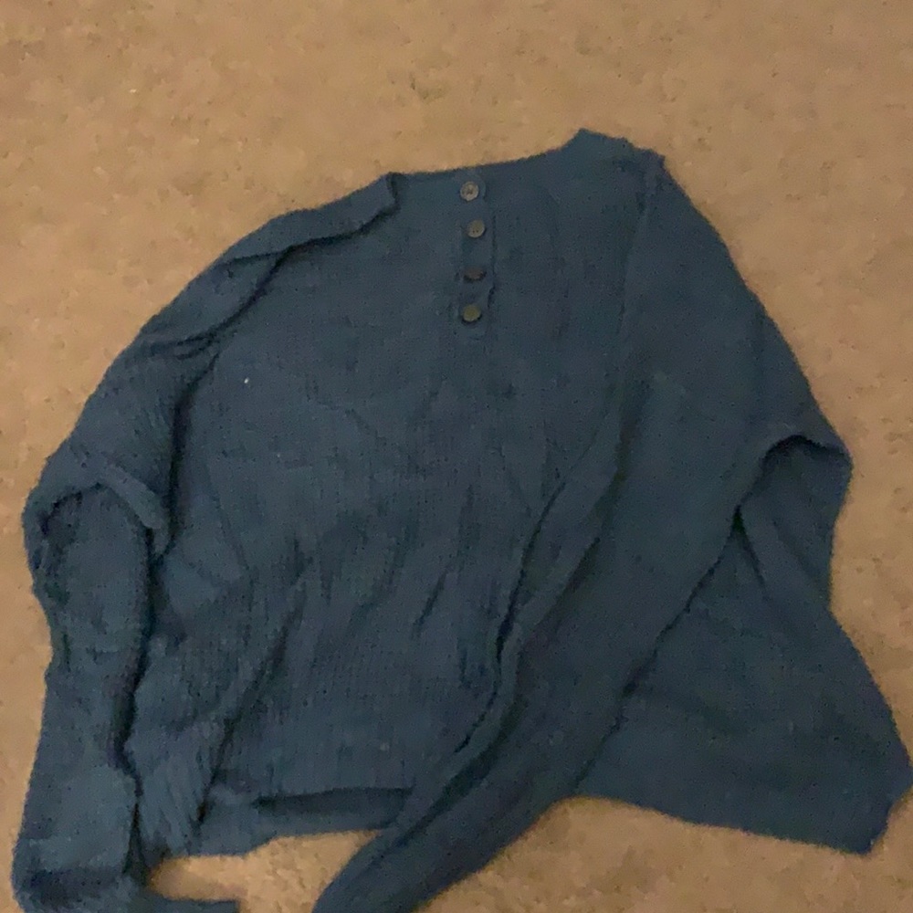 Oversized blue American eagle sweatshirt